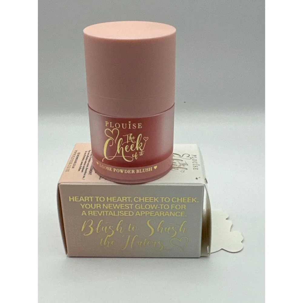 PLouise The Cheek Of It Loose Powder Blush Paradise Pop Sponge Tip‎ 8g New Box